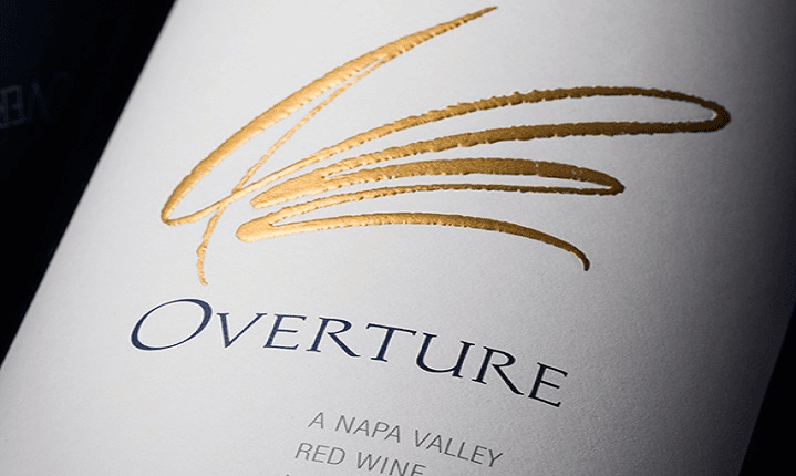Rótulo Overture - A NAPA VALLEY RED WINE